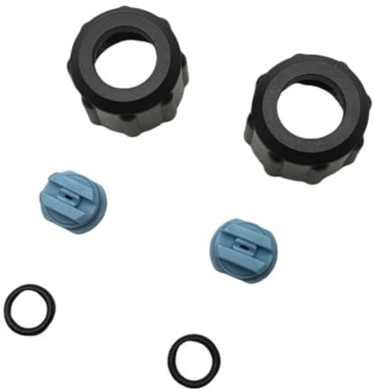 Sisinkal Teppichreiniger Düse Mutter Kit Ersatzteile kompatibel mit Kärcher für Puzzi 8/1 10/1 100 200 Serie Polsterreinigungsdüsen Set mit Dichtungsring 4.130-001.0