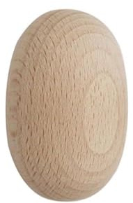 JoyousMall Stopfei aus Buchenholz zum Stricken und Nähen von Socken, ergonomisches ovales Reparaturwerkzeug für Wollreparatur, kompaktes tragbares Handzubehör, 6 x 4 cm