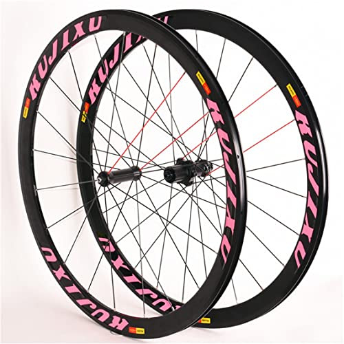 700C Cykel Hjul Set Carbon V Brake 38mm Djup Clincher Carbon Road Bike Wheels Fram Bak Hjulsats Racing Bike Wheel for 8 9 10 11 Speed