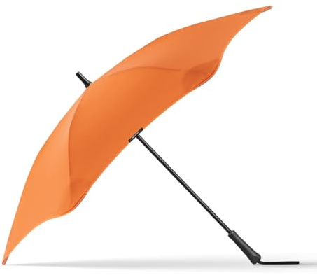 BLUNT Classic Umbrella – 47 Windproof for Wind and Rain, Durable Canopy Design, Heavy Duty for Everyday Travel, UV Protection - Orange