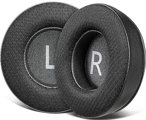 SOULWIT 90mm Mesh Fabric Earpads Replacement for AKG Pro Audio K845 K845BT K545 K540 K275 K267 K245 K182 K167 Headphones, Ear Pads Cushions with Noise Isolation Foam