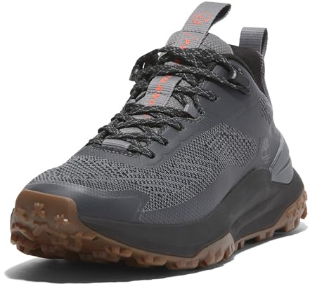 Timberland Tenis Motion Access Low con cordones para hombre, Tejido gris medio, 8.5