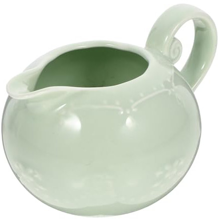 HEMOTON Jarra De Leche De Pequeña Con Asa Para Servir Leche y Salsas Comidas Caseras Estilo Europeo Dispensador De Hogar