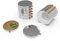 Magnete zum Kleben 10 Stück 8 x 0,75mm Magnet selbstklebend extra Stark Rund Flach Mini Magnet Klebepads Neodym Klebemagnete für DIY,Whiteboard,Kühlschrank, Fotos,Büro & Haushalt