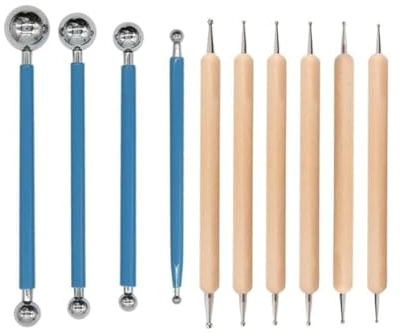 10Pcs Ball Stylus Tools Dotting Sculpting Modeling Tools