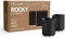 Fellow Rocky Lowball Tumbler 2er-Set – Isolierte Cocktailbecher aus Edelstahl mit Keramik-Innenseite und drehbarem Kieselsteindeckel – 284 ml, mattschwarz