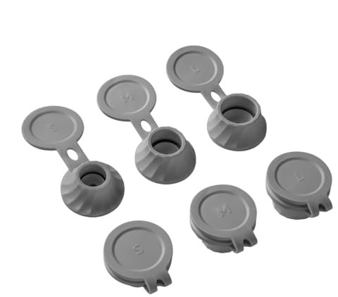 Xiixuuj Upside Down Bottle Dispenser Cap | Reusable Bottle Emptying Lid Stand Inverted Bottle Cap - Shampoo Dispenser Lid Shower Gel Bottle Cap Cover with 3 Sizes for Shampoo Condiments