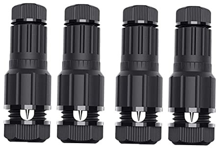 Angoily Low Voltage Waterproof Wire Connectors for Landscape Lighting Electrical Cable Connectors Weatherproof Sealing 4pcs
