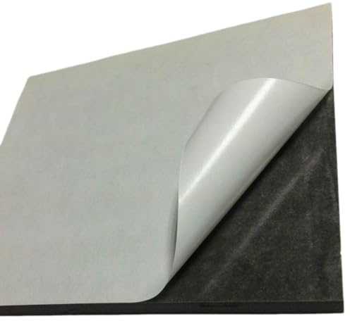 Sponge Neoprene Sheet Adhesive Backed - 4mm Thick - 200mm x 200mm