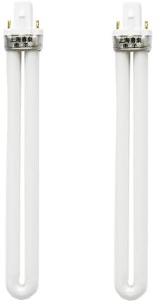 Comioke 2 Pezzi 11W Lampada Fluorescente Compatta, Lampadine Tubolari PLC, G23 2 Pin 220W, Luce Bianco Caldo per Soggiorno, Camera da Letto, Corridoio (Non Dimmerabile)