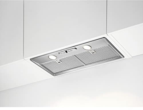 AEG 5000 Series Canopy Cooker Hood, DGB3850M, ExtractionTech, 70cm, LED Lights, 3 Variable Speeds, Washable filter, One Touch Control, Vent Capacity 600 (m³/h) 63 dB, Stainless Steel