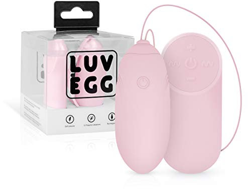 Luv Egg Uovo Vibrante Rosa con Telecomando per un Gioco Emozionante - 40 g