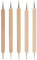 5pcs Lapiz Punteador Doble Extremo, Kit Herramientas Arcilla Ceramica, Para Diy Manualidades Tallado