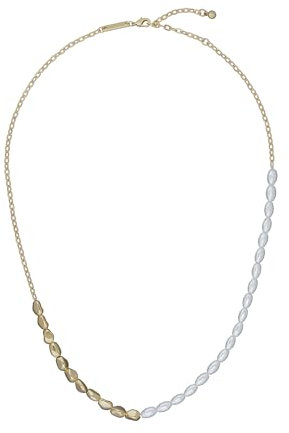 Ted Baker Ilenie Island Pearl Bead Necklace For Women (Gold Tone/Pearl)