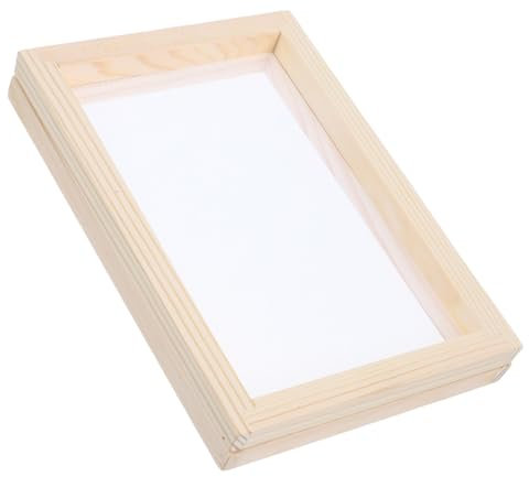 PHENOFICE Holzrahmen-papierherstellungsform Papierherstellung Für Familienaktivitäten