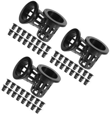 POPETPOP 3 Set Di Robusti Vasi Idroponici in Plastica Tazze Per Piantare in Rete Riutilizzabili Per Piante Erbe Aromatiche Vivaio 50 Pezzi*3