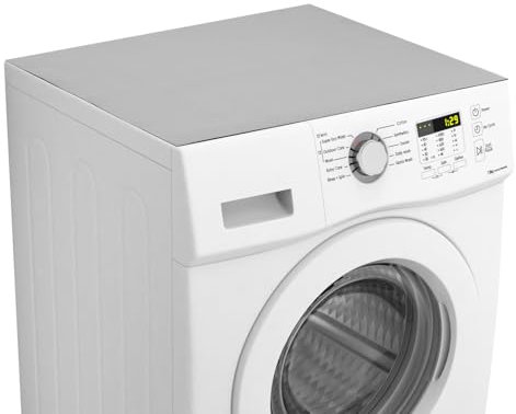 QWORK® Cubierta para Lavadora 60x60 cm, Antideslizante Funda para Lavadora, Protección Funda Antipolvo Lavadora