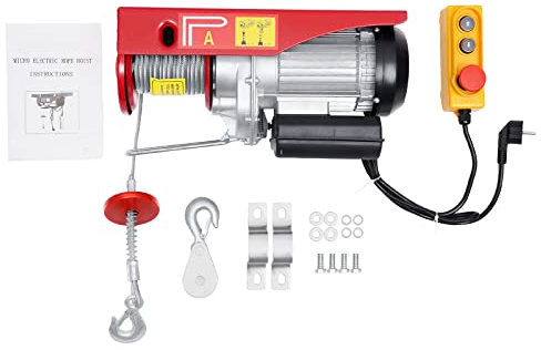 BJTDLLX Treuil électrique 800 kg - Palan électrique - Treuil électrique avec télécommande par câble - Treuil pour usine (800 kg)