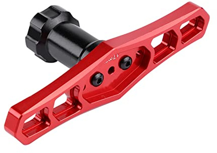 LUCKDANO Hjulhylsa Skiftnyckel, RC -hjulmutterhylsa Skiftnyckel 17mm Hjulmutter ärmmöte Skiftnyckel Verktyg Fjärrkontrollmodell Metall Tillbehör RC Tillbehör för RC -bil