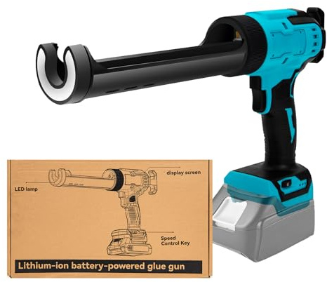 Pistola per cartuccia a batteria, compatibile con batteria Makita da 18 V