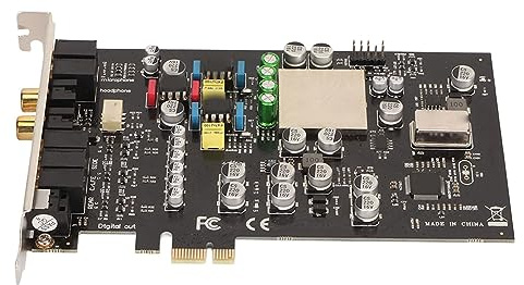 ACOGEDO PCIe-ljudkort CM8828 7 1CH TCXO PCIe PC-ljudkort för Hemmabio Stora 3D-spel Ljudsamplingsfrekvens och Mu PCIe-LjudkortPCIe Gaming LjudkortPCIe PC-ljudkort7