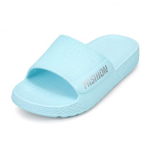 CLEIKS Ciabatte Donna Estive Sandali da Bagno Asciugatura Rapida Suola Spessa 3.5cm Pantofole Casa (Blu, 39 EU, WES260413-0)