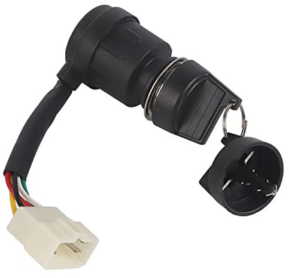 Blocchetto di accensione, blocco avviamento a 5 poli con chiave di avviamento avviamento per la maggior parte dei motocicli 50-250CC Buggy Go Kart ATV