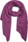 styleBREAKER Damen weicher unifarbener Web Schal in asymmetrischer Form, Winter, Stola 01017118, Farbe:Violett