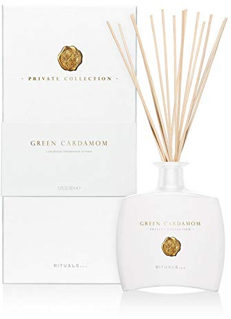 RITUALS Green Cardamom - Varillas aromáticas (tamaño grande, 450 ml, aroma de 5 meses, incluye paños de limpieza de filamento, otros aromas a elegir en esta página