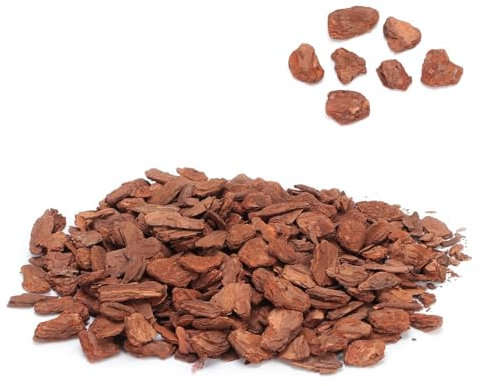 HERCHR Litière d'écorce de Reptile, litière en granulés d'écorce de pin substrat réutilisable en granulés de Bois pour Tortues élevage Propre pour Tortues lézards Geckos caméléons (S)