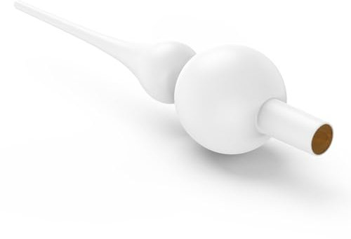 Glass Christmas Tree Topper, White Tree Topper, UNOLIGA 26cm Vintage Handblown Glass Xmas Tree Topper Decorations