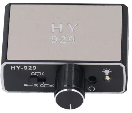 Rilevatore di Perdite d'acqua Sotterranea, Rilevatore di Perdite HY929 20000X Design a Doppia Sonda Cuffie Audio HD Tubi d'acqua Sotterranei, Rilevatori d'acqua e Allarmi