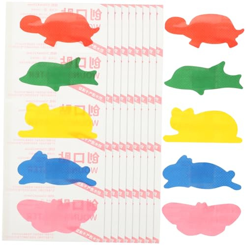 LRXIYODE Colorful for Boys and Girls Per Box Cartoon Wound Bandages Breathable Adhesive Bandages for Small Injuries and Wound Care Patches