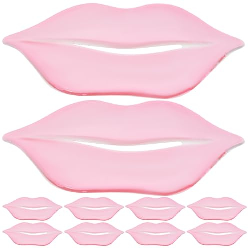 Mipcase Mascarillas Labiales Exfoliantes 20 Piezas para Cuidado y Reparación de Labios Secos, Reducción de Arrugas y Elasticidad, Almohadillas de Gel Hidratantes para Varios estilos