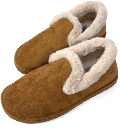 JOMIX Pantofole Donna Invernali Babbucce Pelose Chiuse Calde Ciabatte Pelliccia Elegante da Casa Scarpe Termiche da Inverno Imbottite con Suola Memory Foam Made in Spagna 330 Camel 309 (Camello, 37)