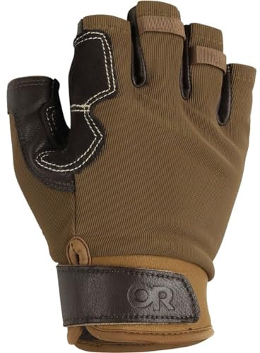Outdoor Research Herren & Damen Fossil Rock II Handschuhe - Fingerlose Kletterhandschuhe