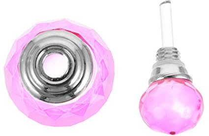 MAGICLULU Perfume Bottle Ornaments Artificial Crystal Empty Bottle Unique Ornament for Desktop for Crystal Diffuser and Perfume Container Display