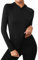 Terecey Sportshirt Damen Langarm, Funktionsshirt Fitness Yoga T-Shirt Laufshirt mit Kapuze, Workout Shirts Frauen Leichte Atmungsaktive Sweatshirt UV Shirt Damen Langarm Sun Hoodie