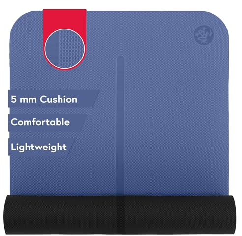 Manduka | Begin Yoga Mat | Moon Black | 68 x 24 in, 5mm