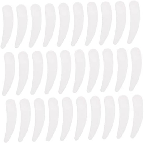 BAZEITFLOW Spatole Cosmetiche Per Crema Set 100 Pezzi in Pp Facile Trasportare e Utilizzare Per Applicazione Uniforme Strumenti Per Campionare e Miscelare Cosmetici