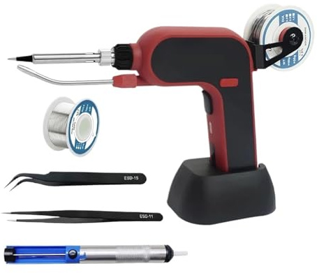 Soldador Eléctrico De 80 W/120 W, Soldador De Mano Con Calentamiento Interno, Herramienta De Soldadura Con Pistola De Estaño Automática(120W,SET 2)