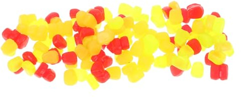 YARNOW 150 Leurres Artificiels Souples pour La Pêche Au Poisson-Chat Et À La Truite Appâts Artificiels pour La Truite Et La Carpe Imitation De Maïs Leurre en Silicone Faux Maïs
