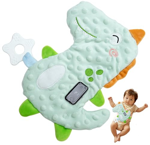 Sucette vibrante pour bébé, sucette de berceau en forme d'animal mignon pour dormir, 3 modes de vibration réglables, jouet poupée apaisant pour la maison et les voyages, vert, décoration d'hiver
