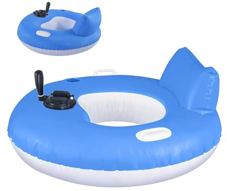 Hamac À Eau – Flotteur De Piscine Motorisé À Propulsion Électrique Intégré | Matériau PVC, Chaise Longue À Dossier Pliant Pour Adulte, Pour Piscine Extérieure, Lac, Rivière, Plage, Natation, Bronzage,