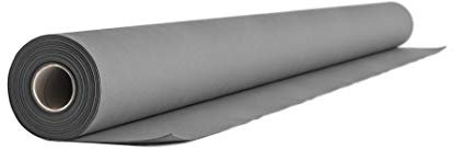 AROBA 1x Airlaid Tischdeckenrolle (Grau, 0,8 m x 24 m) - Stoffähnliche Tischdecke- Hochwertige Tischtuchrolle für Hotel Catering Geburtstag Restaurants Kommunion Taufe