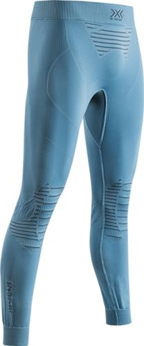 X-Bionic Invent 4.0 - Pantaloni Termici da Corsa a Compressione Uomo - Alte Prestazioni per Running, Sci, Ciclismo, Fitness, e Sport Invernali - Blu, XL