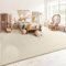 Paco Home Teppich Wohnzimmer Schlafzimmer Kurzflor Skandinavisches Boho Muster Melierte Optik Moderne Einfarbige Deko, Grösse:200x280 cm, Farbe:Beige