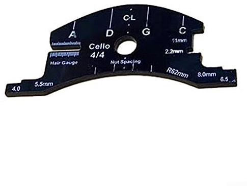 Puentes de violín, multifuncionales para plantilla de molde, herramienta de reparación de puente de violonchelo 4/4