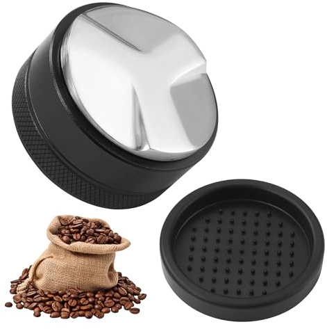 Kaffefördelare 58 mm, kaffenivå i 304 rostfritt stål, höjdjusterbar, espressodispenser, kaffedispenser, barista-tillbehör, för kaffemaskin