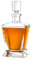 Whiskykaraffe 750 ml, Glaskaraffe mit luftdichtem Verschluss, Dekanter für Whisky, Gin, Rum und Spirituosen, Karaffe aus Kristallglas, Barzubehör für Männer zum Geburtstag